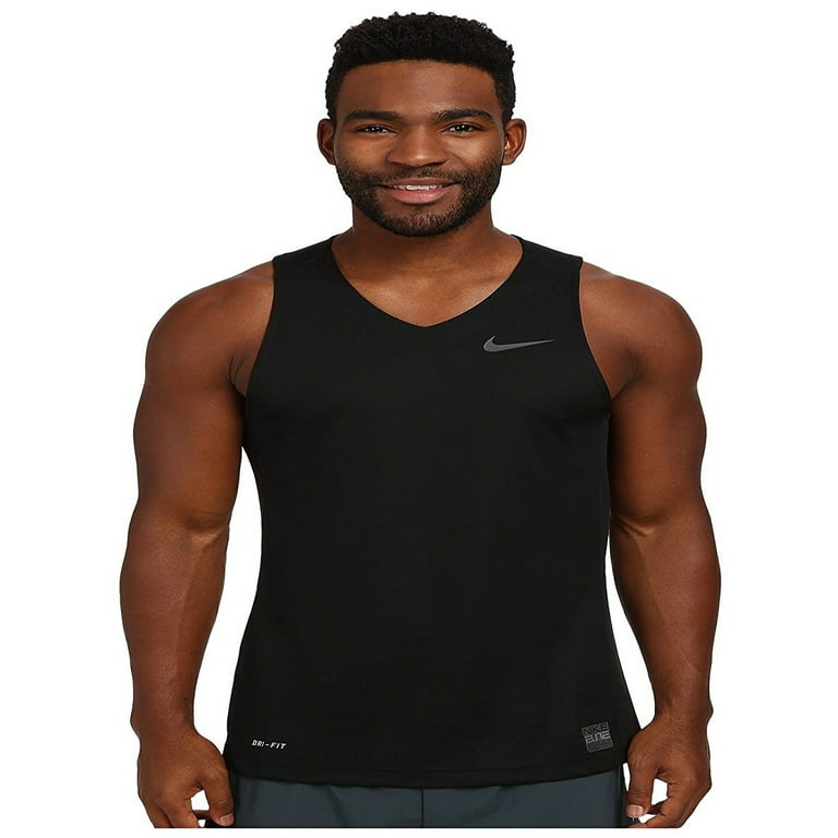 Tragisch Onafhankelijk schetsen Nike Elite Lightweight Men's Black Basketball Tank Top Size XL - Walmart.com