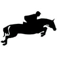 thumbnail image 2 of Horseback Riding Silhouette Wall Decal by Wallmonkeys Peel and Stick Graphic (18 in W x 13 in H) WM50253, 2 of 4