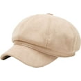 thumbnail image 6 of CoCopeaunts Octagonal Newsboy Cap for Women Autumn Winter Korean Fashion Beret Warm Painter Cap Retro British Style Unisex, 6 of 7