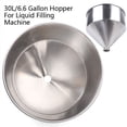 thumbnail image 6 of 304 Stainless Steel Hopper For Paste Liquid Filling Machine 30l Funnel Tank, 6 of 11