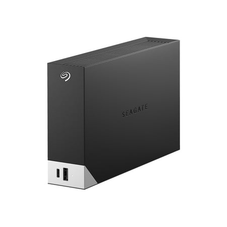 Seagate - One Touch Hub 4TB External USB-C and USB 3.0 Desktop Hard Drive with Rescue Data Recovery Services
