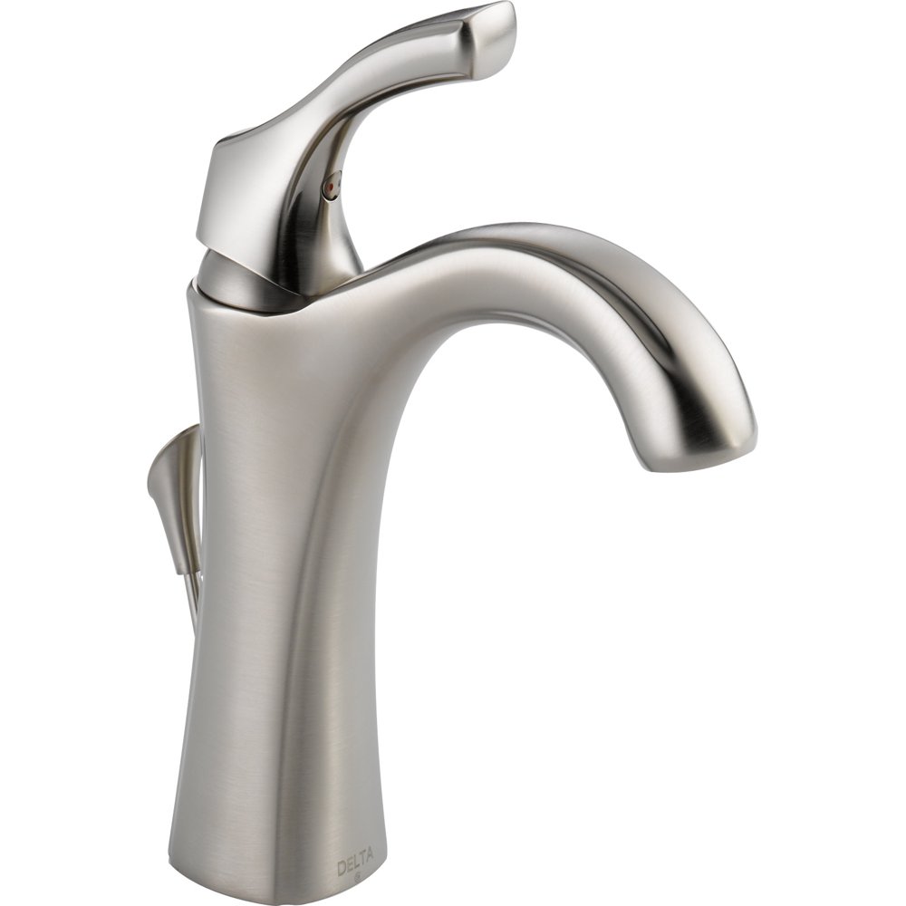 Delta Addison Single Handle Bathroom Faucet, Stainless