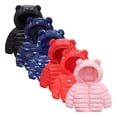 thumbnail image 4 of Beautyzll 1-5T Newborn Baby Boys Girls Winter Jacket Outwear Toddler Hooded Puffer Down Coat, 4 of 6