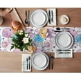 thumbnail image 3 of Easter Egg Table Runner Country Decor Tableclothss for Dining Table Washable Table Cover Decoration, 3 of 5