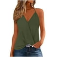 thumbnail image 3 of Juslio Tank Tops for Women Halter Casual V-Neck Tank Tops Breathable, Summer Solid Color Tank Top, 3 of 6