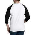 thumbnail image 2 of CafePress - Skull Headdress Baseball Jersey - Cotton Baseball Jersey, 3/4 Raglan Sleeve Shirt, 2 of 4