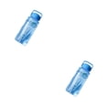 thumbnail image 2 of Cateissary Botella de agua con asa y pajita de boca ancha para exteriores, tetera de plástico, para pesca, viajes, ciclismo, montañismo Azul 1000ml 2piezas, 2 of 6