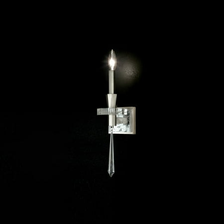 

Schonbek Lighting NA Amadeus 19in Wall Sconce with Clear Optic Haze Crystal Antique Silver
