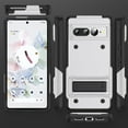 thumbnail image 7 of Dteck for Google Pixel 7 Pro Case with Kickstand, Hybrid Shockproof Bumper Rugged Case Hard Protective Cover for Google Pixel 7 Pro,White, 7 of 7