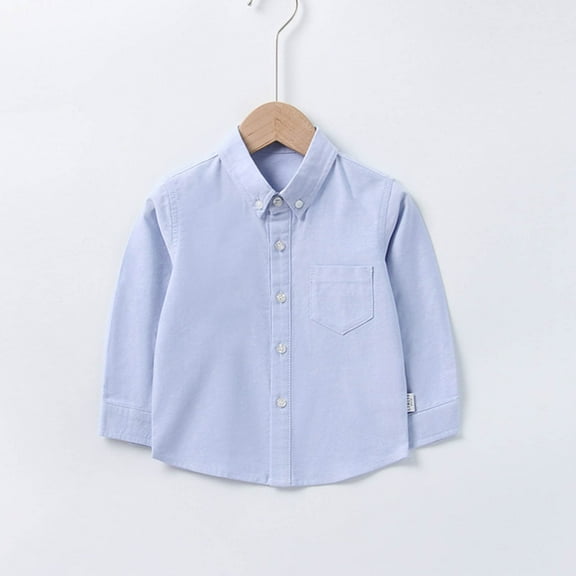 Kids Boys Uniform Shirts Boys Polo Shirts Short Sleeve Polo Shirts Button Up Shirt Boys 3-4 Years