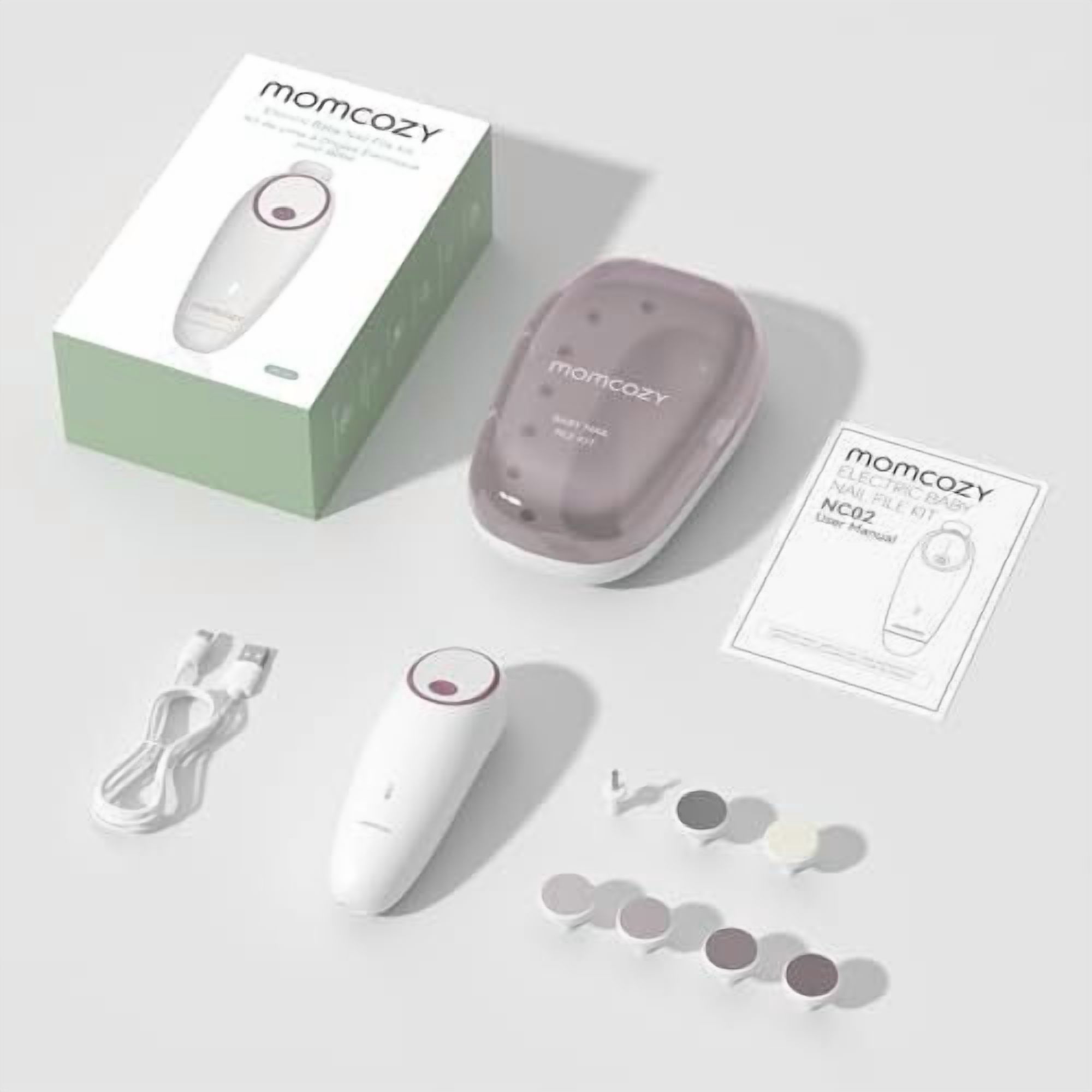 Momcozy Electric Baby Nail File with 7 Replacement Pads photo 2
