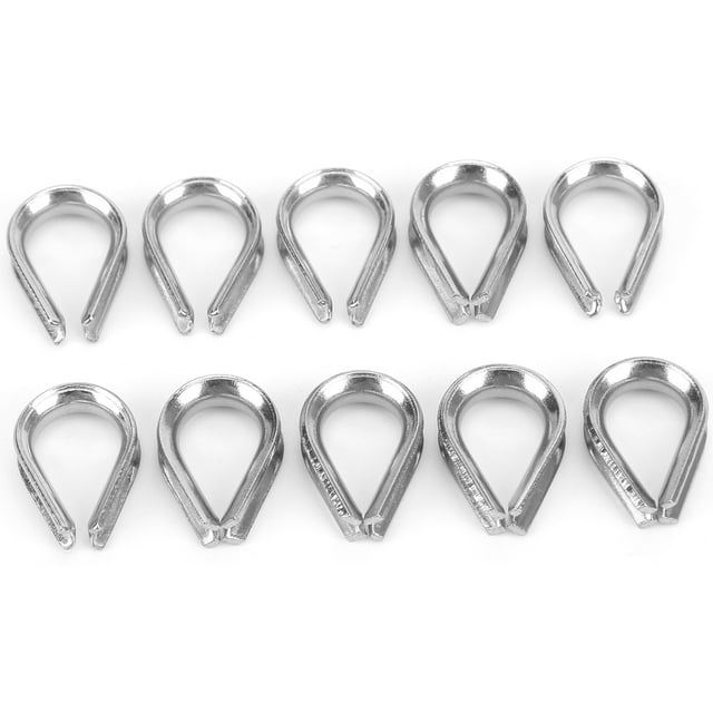 Abrazadera De Cuerda De Alambre Para Barcos, Anillo Protector De Cable De 2 Mm Cuerda De Alambre Para Barcos De Acero Inoxidable Para Aparejos Industriales Para Marinos ANGGREK Otros