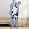 thumbnail image 2 of Pochacco Hooded Union Suit Pajama Soft Comfy PJs Sleepwear, 2 of 7