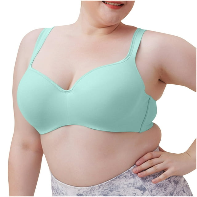 Timegard Bras for Women No Underwire Full Coverage High Support Adjustable Strap Comfy Breathable Bra