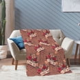 thumbnail image 4 of XMXT Flannel Warm Throw Blanket, Cartoon Heart Print Bedroom Decor Blankets for Bed Couch Living Room, 50 x 70 inches, 4 of 9