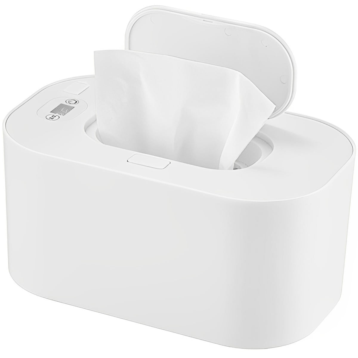 Baby Wipe Warmer Dispenser 3 Mode 40-60 °C Adjustable Portable Smart Wet Large Capacity Baby Wipe Heater for Kids Car Home Travel Baby Nursery (White)