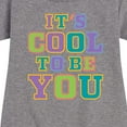 thumbnail image 3 of Instant Message - It's Cool To Be You - Toddler & Youth Girls Fleece Dress, 3 of 6