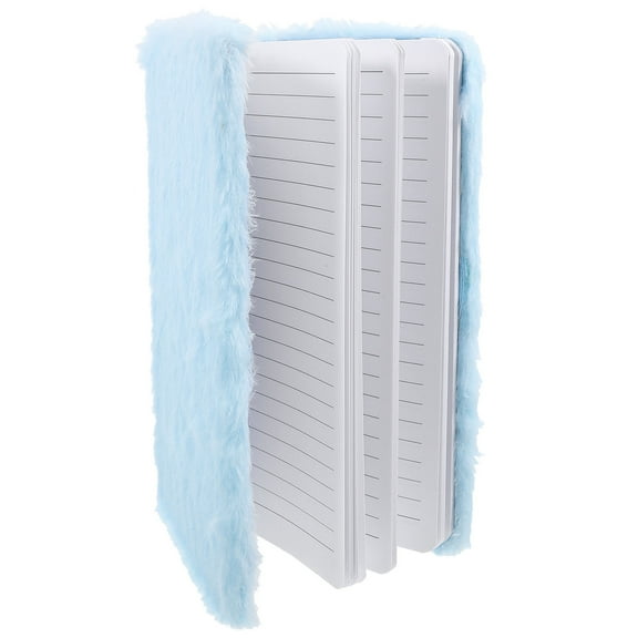 NICEXMAS 1Pack Rectangular Notebooks with Fluffy Shell for Teachers Creative Writing