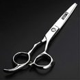 thumbnail image 3 of Juego de tijeras profesionales de 15 cm para cortar el cabello, tijeras de barbero japonesas de acero inoxidable con mango ergonómico., 3 of 5