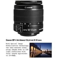 thumbnail image 3 of Canon EOS Rebel T7 DSLR Camera with Canon EF-S 18-55mm IS II Lens & Canon EF 75-300mm III Lens Bundle + 2pc SanDisk 32GB Ultra Speed Memory Memory Cards + Accessory Kit, 3 of 5