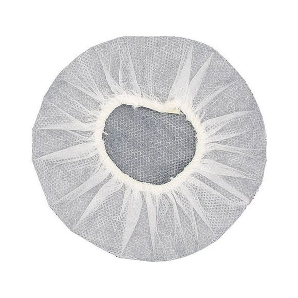 ZheElen 100 Pcs Coussinets d'Oreille Écouteurs Anti-Poussière Anti-Sueur Coussin de Jeu à Usage Unique Manchons Cache-Oreilles Accessoires Blanc