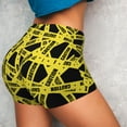 thumbnail image 4 of Caution Workout Shorts For Women Scrunch Butt Lifting Yoga Gym Seamless Booty Biker Shorts Medium, 4 of 9