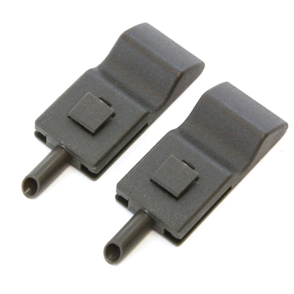 2 Cashmere (Very Dark Brown) Front or Rear Door Interior Lock Knobs Tab Driver Passenger Compatible with Chevrolet GMC Silverado Sierra 2007-2013 (07 Classic Model Excluded) 15844617 25862455