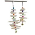 thumbnail image 4 of Cuttlefish Bone Parrot Chew Bite Toy Bell Supply Calcium Molar Tool for Bird Squirrel, 4 of 8