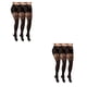 thumbnail image 4 of Minnieouse 3 Pairs Sexy Tights Fishnet Socks Attractive Ladies Accessories Hollow Dating Black Female Mesh Out Lace Stocking Prop Hosiery 2piezas, 4 of 6