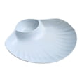 thumbnail image 2 of Divided Snack Serving Tray with Compartment, Plastic Chip and Fry Platter for Home Kitchen Party Tableware, 2 of 7