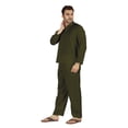 thumbnail image 3 of Inkmeso SolidNightwearSet For Men's Short Sleeve Pjs Loungewear Sets Soft Cotton Designer Sleepwear, 3 of 8