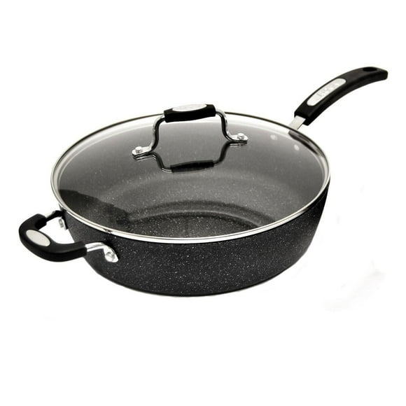 Starfrit The Rock Classic 12'' Non-Stick Deep Frypan, Forged Aluminum