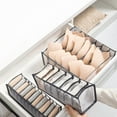 1pc Underwear Drawer Organizer Storage Box Foldable Closet Organizers ...