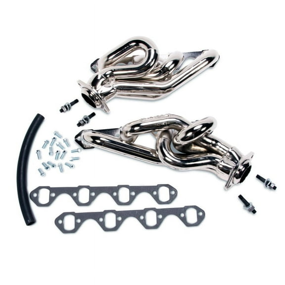BBK PERFORMANCE 1512 86-93 FORD MUSTANG 5.0L 1-5/8IN SHORTY EQUAL-LENGTH HEADERS (CHROME) Fits select: 1985 FORD MUSTANG LX/GT, 1979 FORD MUSTANG II 2 2