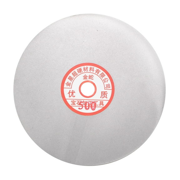 Uxcell Diamond Sanding Grinding Disc 6" Grit 500 5/8" Arbor Hole Flat Lap Wheel Disk Polishing Discs