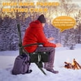 thumbnail image 4 of Ficisog Heated Camping Chair, Heats Back and Seat, Portable Heated Folding Chair with Cup Holder, 4 of 7