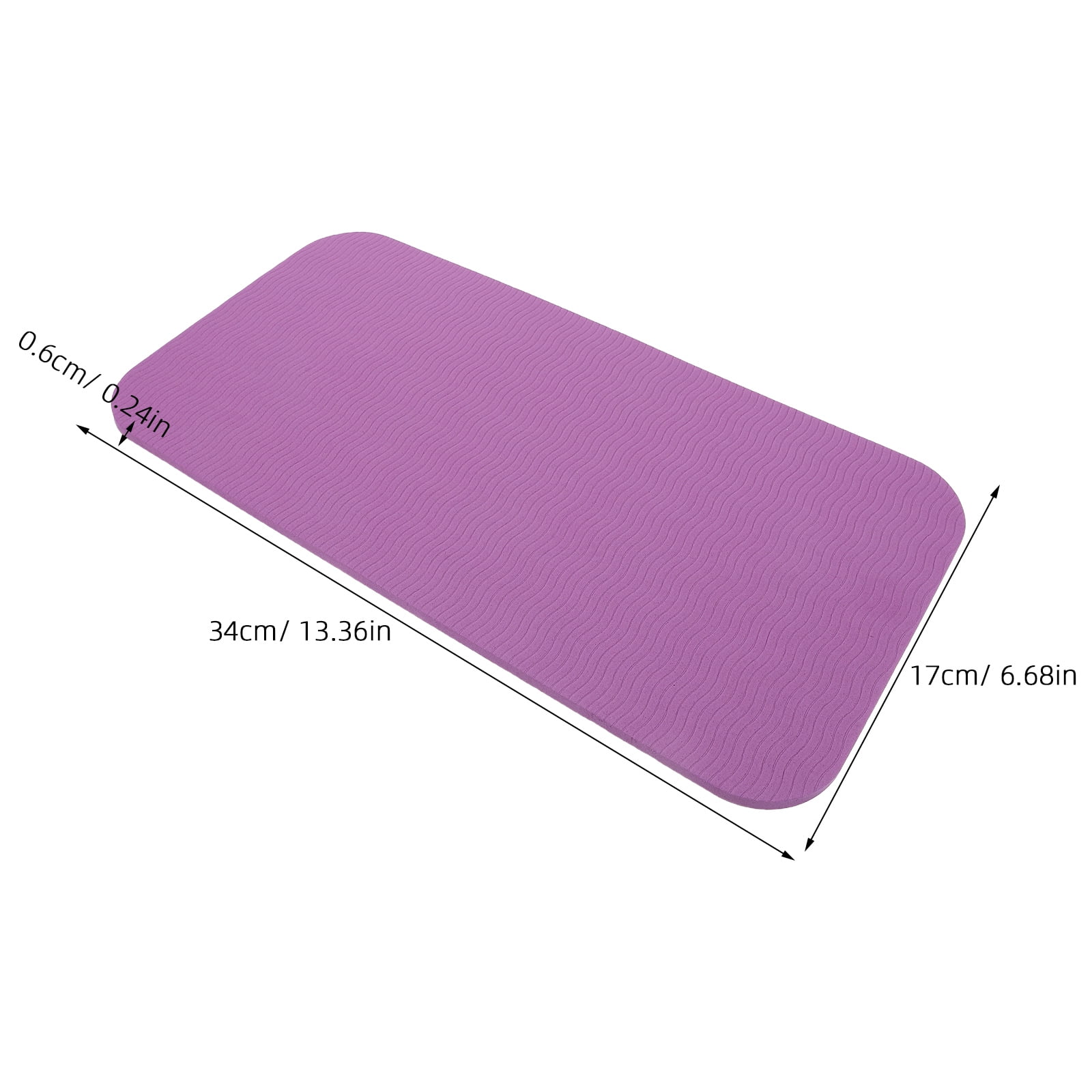 ETHZZLE 2Pcs Purple Tpe Garden Kneeling Pads with Thick Cushion for Comfortable Outdoor Gardening Use