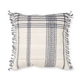 thumbnail image 2 of Better Homes & Gardens Decorative Throw Pillow, Reversible Plaid, 20"x 20", Square, Indigo, 2 of 8