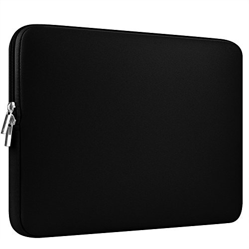 CCPK 15 Inch Laptop Sleeve 15-15.6 Inch Compatible for MacBook Pro 15.4-inch Soft Case Cover Bag 15" Computer Protective Bags Notebook Paded Sleeves Neoprene, Black