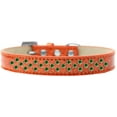 thumbnail image 4 of Dog, Puppy  Pet Ice Cream Collar, "Emerald Green Crystal Rimsets Sprinkles", 4 of 10