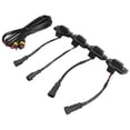thumbnail image 1 of 4 Uds. de Luces LED para Parrilla Delantera Coche, LáMpara Externa, Luz áMbar Ahumada,, 1 of 5