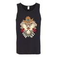 thumbnail image 2 of Wild Bobby Home Is Where You Hang Your Hat Country Eagle Pop Culture Men Tank Top, Black, Small, 2 of 6