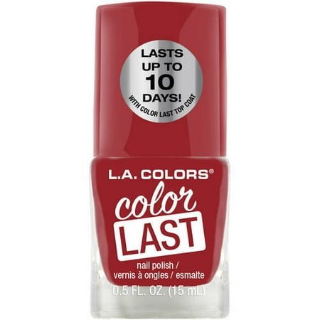 L.A. Colors Color Last Nail Polish, Endless (Best Chanel Red Nail Polish)