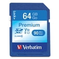 thumbnail image 3 of Verbatim 64-GB Class 10, UHS-1 V10 U1 Premium SDXC Memory Card, 3 of 3