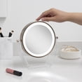 thumbnail image 5 of Zadro Dual Lighted Makeup Mirrors with Magnification & Swiveling Heads, 5 of 8