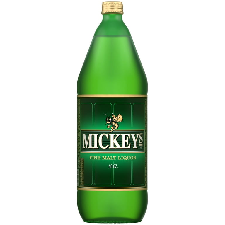 Mickey's Beer, 40 fl oz Glass Bottle, 5.6% ABV - Walmart.com