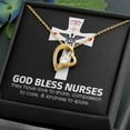 thumbnail image 5 of God Bless Nurses Forever Necklace w Message Card, 5 of 20