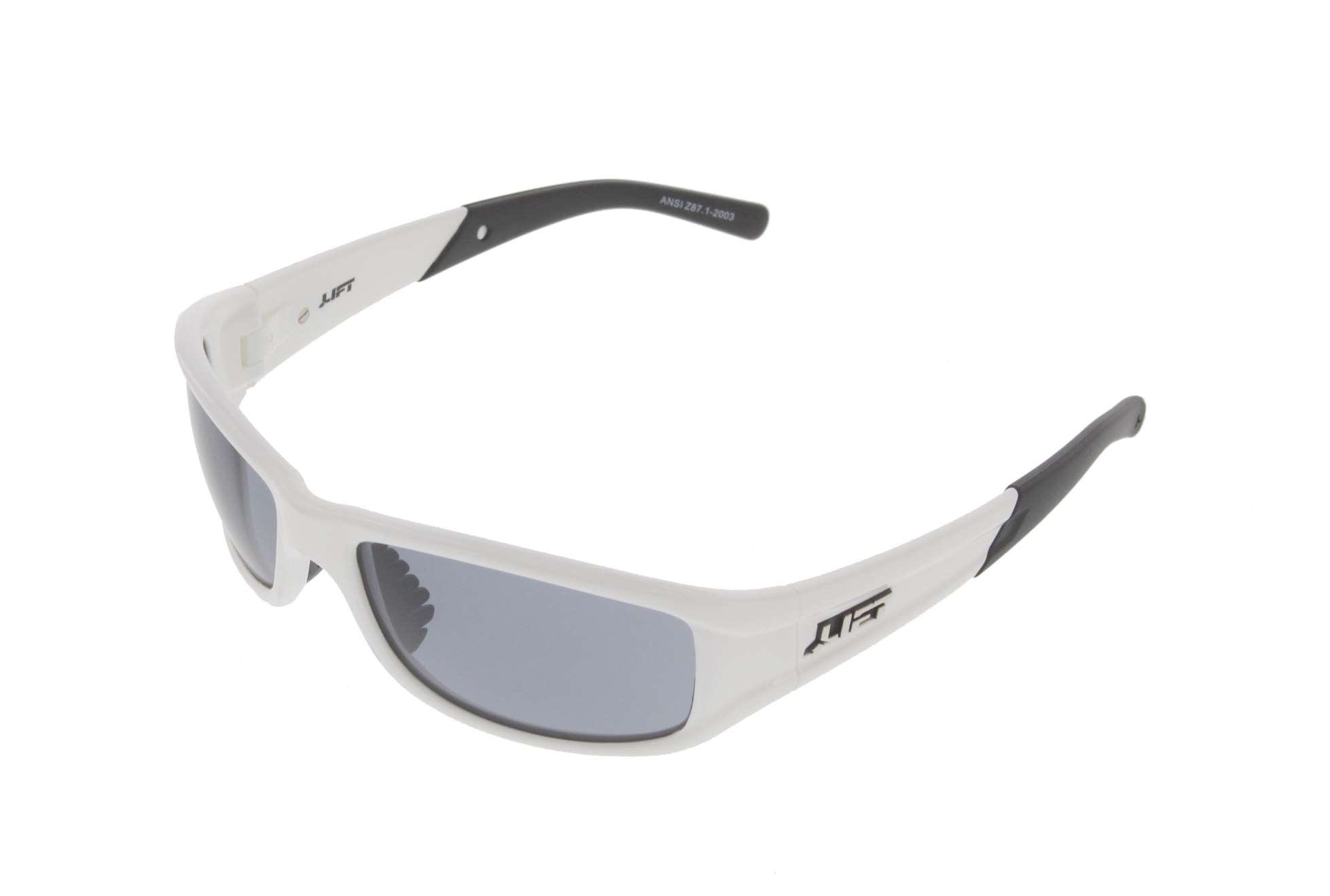 LIFT ALIAS WHITE SAFTEY GLASSES (SMOKE)