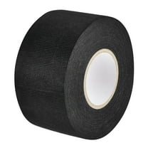 Uxcell Adhesive Cloth Fabric Tape Wire Harness Looms Single-Side 49.2ft x 0.15inch Black