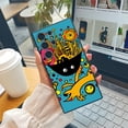 thumbnail image 4 of Elegante y duradera: ¡Funda plateada colorida y esmerilada de doble capa con ilustración divertida para iPhone 15 Pro Max y más!, 4 of 4